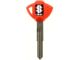 Suzuki blanco transponder chip key (red)